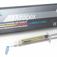 Metapex (Метапекс) для постоянного пломбирования, гидроокись кальция с йодоформом 2 шпр.х2,2гр+20 канюль