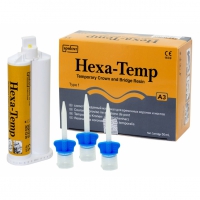Hexa-Temp, самоотверждаемый материал для временных коронок и мостов в безопасных картриджах